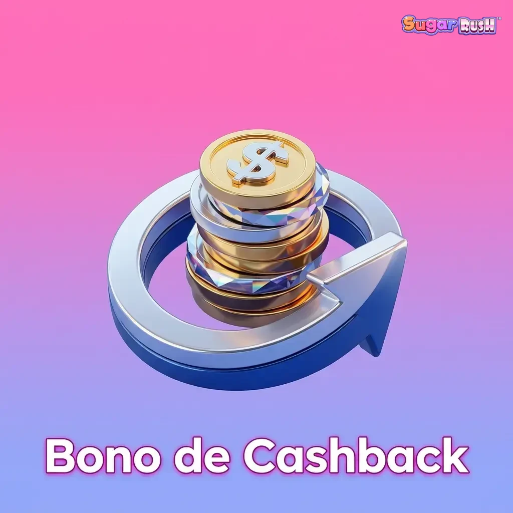 Bono de cashback en casino que devuelve un porcentaje de pérdidas al jugar Sugar Rush