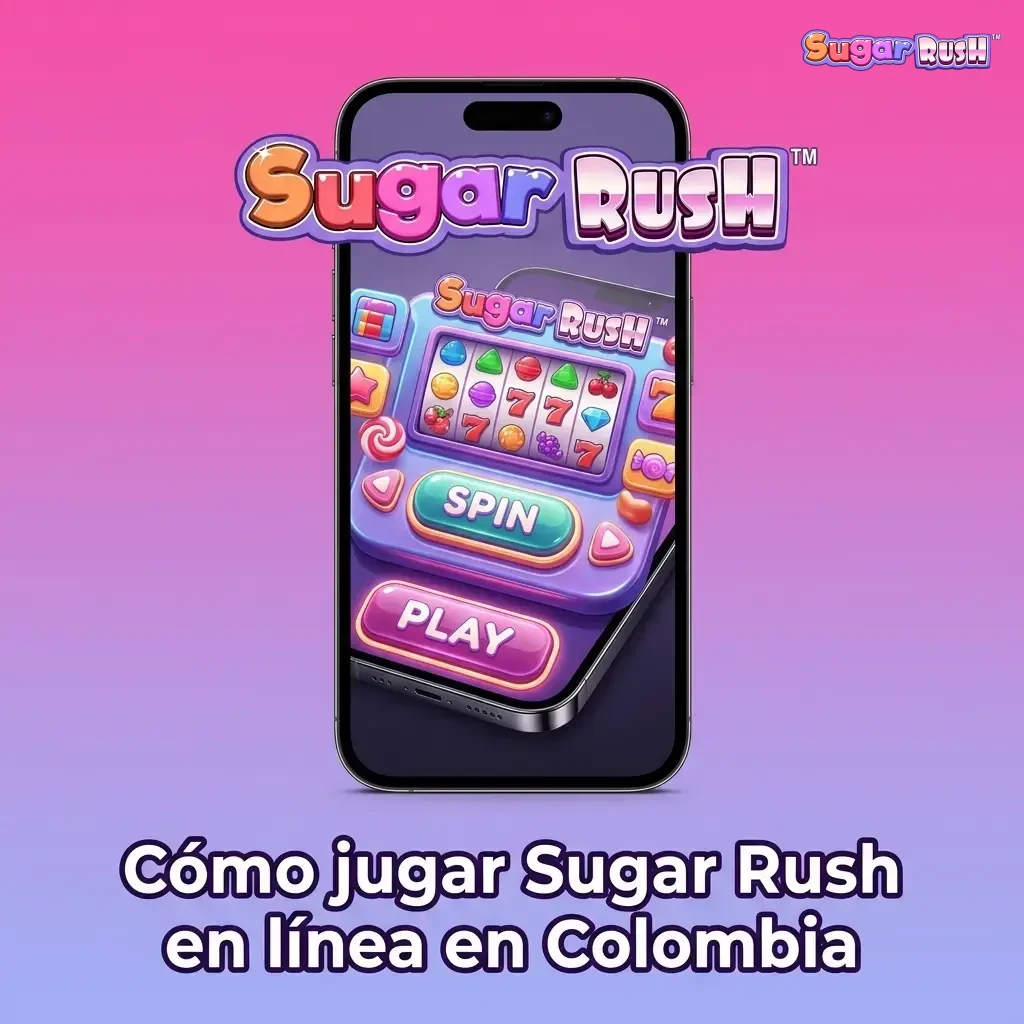 Pasos para jugar Sugar Rush en línea en casinos colombianos con depósito y bono de bienvenida