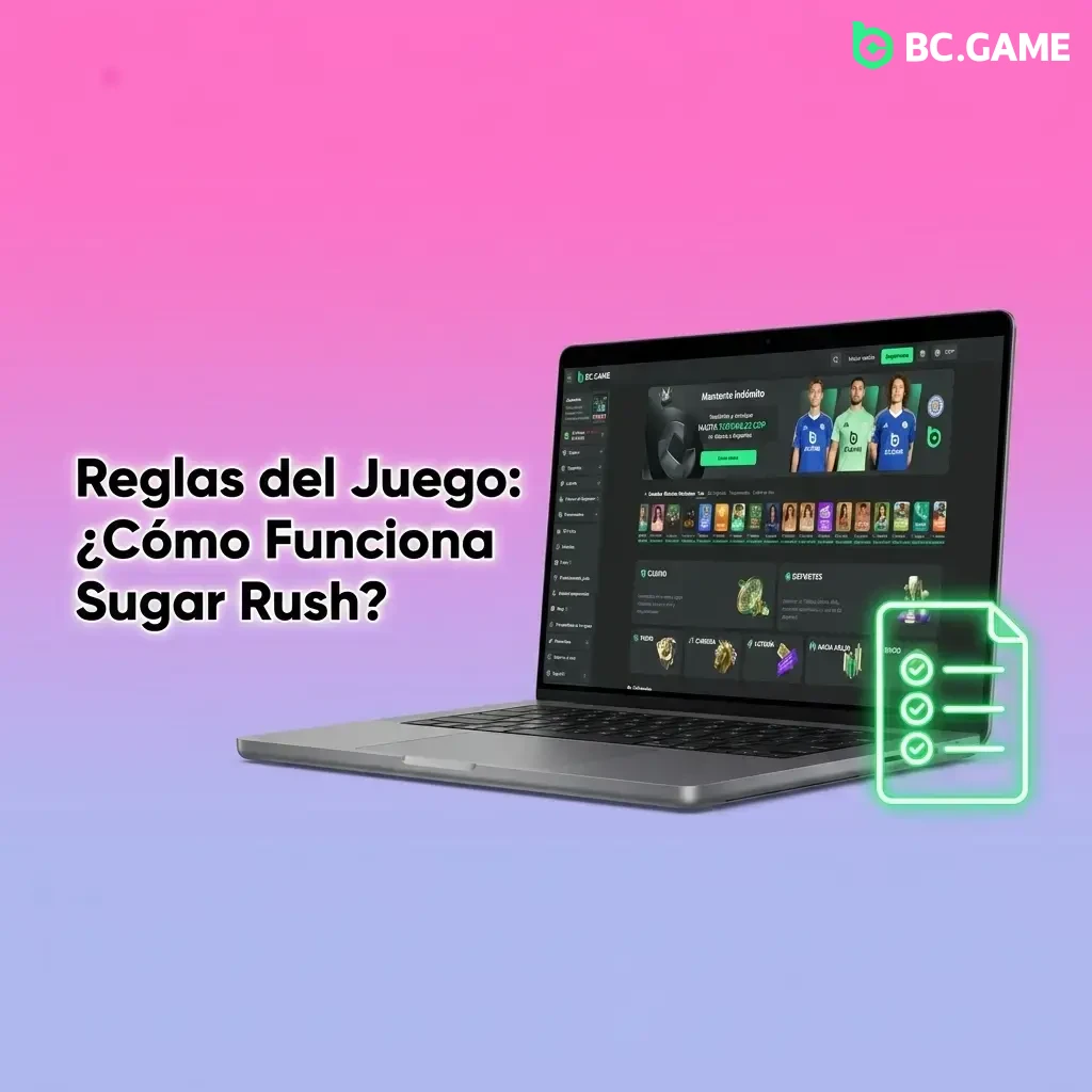 Pantalla del slot Sugar Rush con cuadrícula 7x7, símbolos en cascada y multiplicadores acumulados visibles