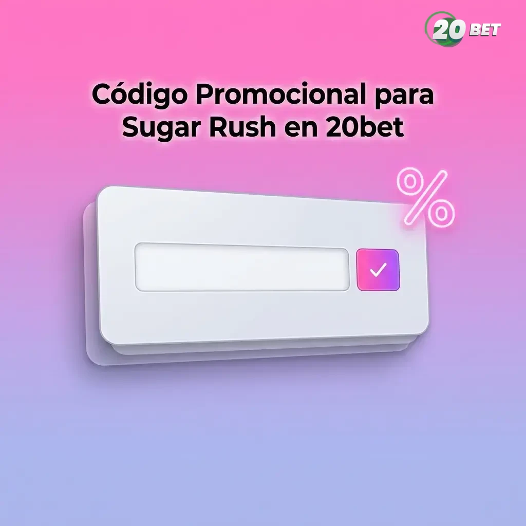 Código promocional Sugar Rush en 20bet: ingresa tu bono al registrarte o aplícalo desde tu perfil.
