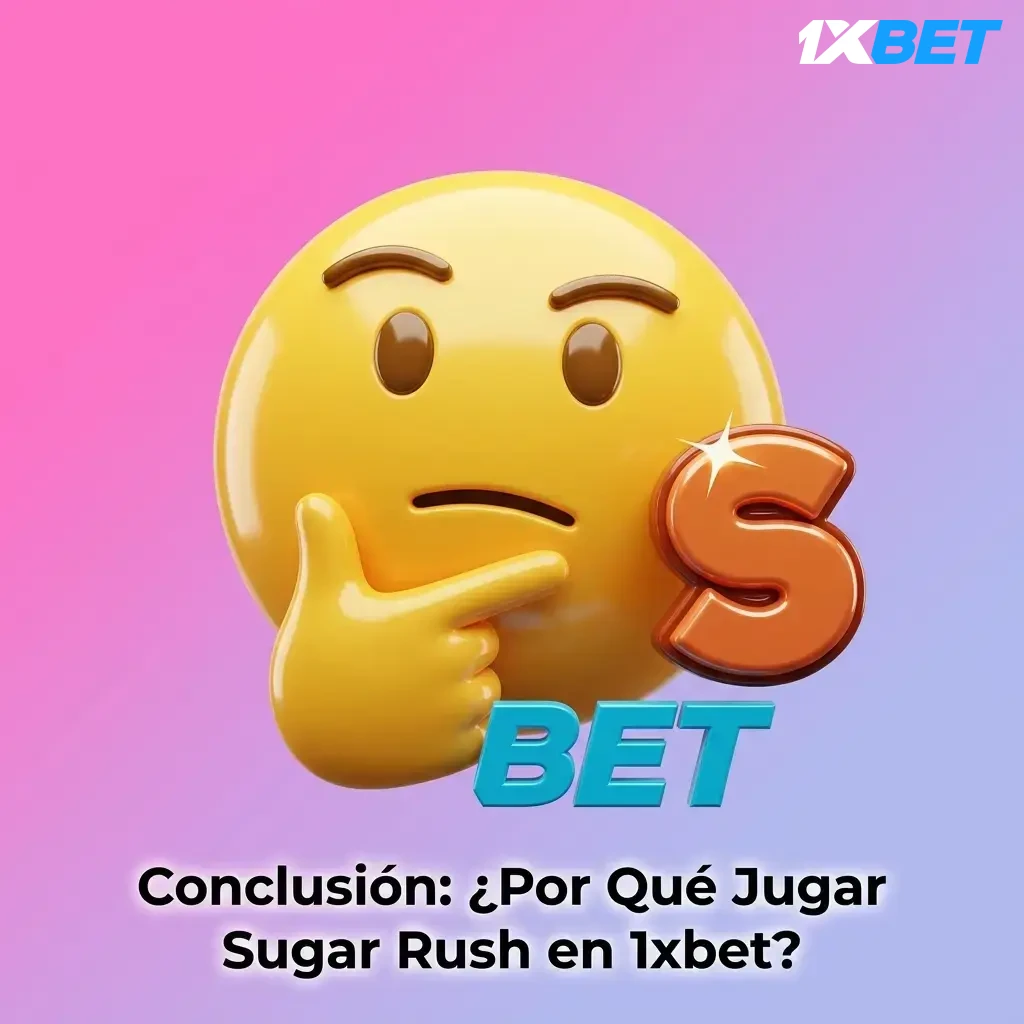 Juega Sugar Rush en 1xbet Colombia con RTP 96,50%, multiplicadores 5000x y bonos hasta 6.700.000 COP