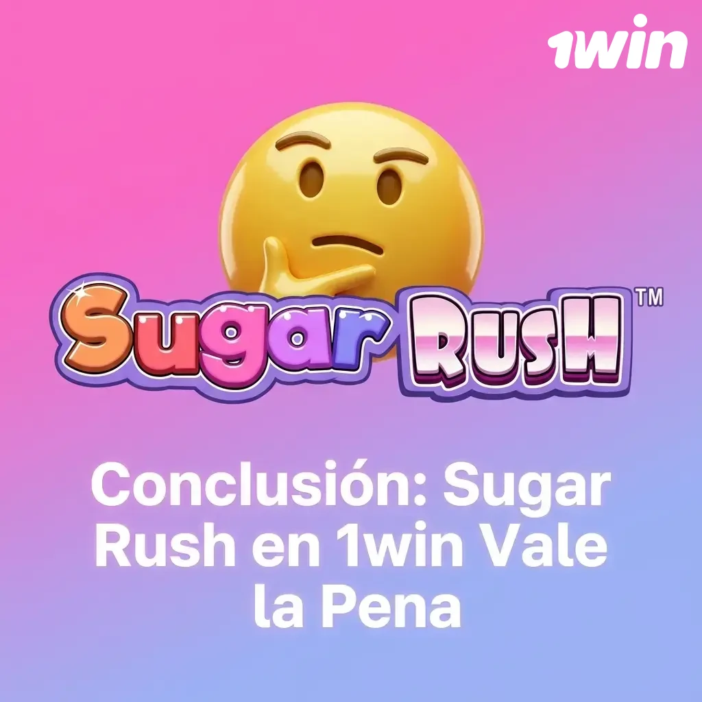 Conclusión sobre Sugar Rush en 1win Colombia: RTP 96.50%, bono bienvenida y app móvil optimizada